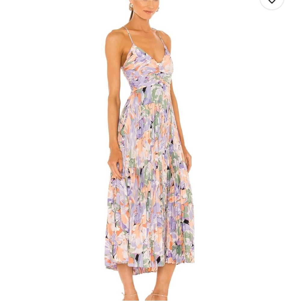 ASTR the Label - Blythe Dress Size S in Coral Multi